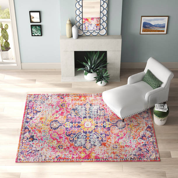 Mistana™ Hillsby Performance Charcoal/Medium Gray/Light Beige Rug